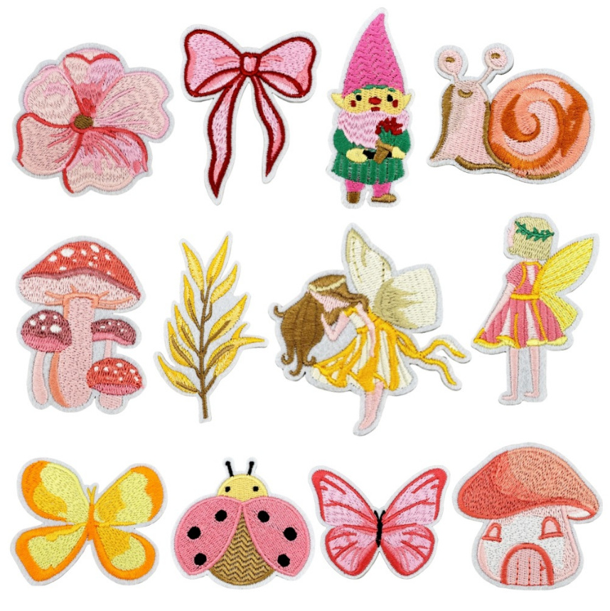 Phone Accessories Pictures - 식물 달팽이 버섯 자수 패치 다리미,