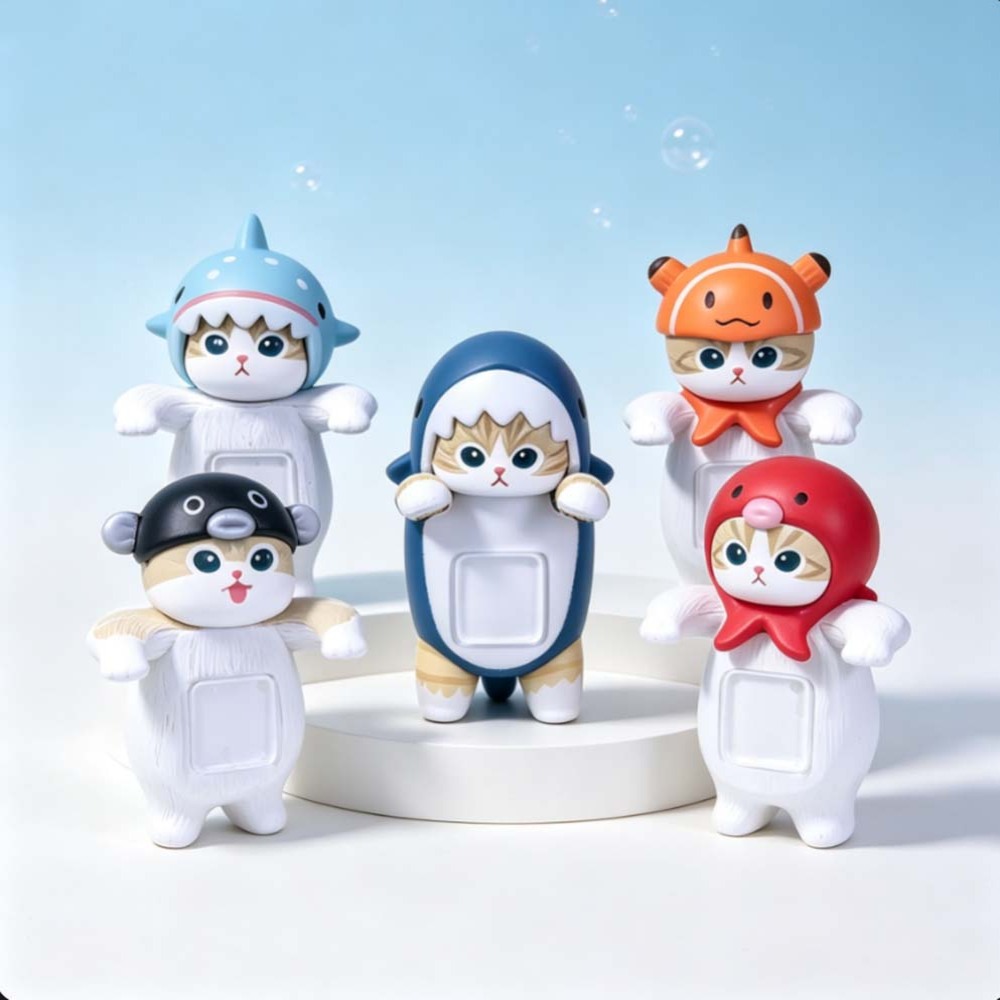 Phone Accessories Sonny Angel - 모푸산드 블라인드 박스 히퍼스 해양생물 시리즈