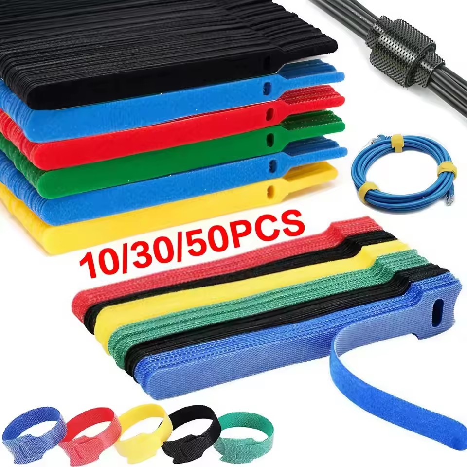 Phone Accessories Hanger - 10/30/50pcs 케이블 주최자 재사용 가능한 후크
