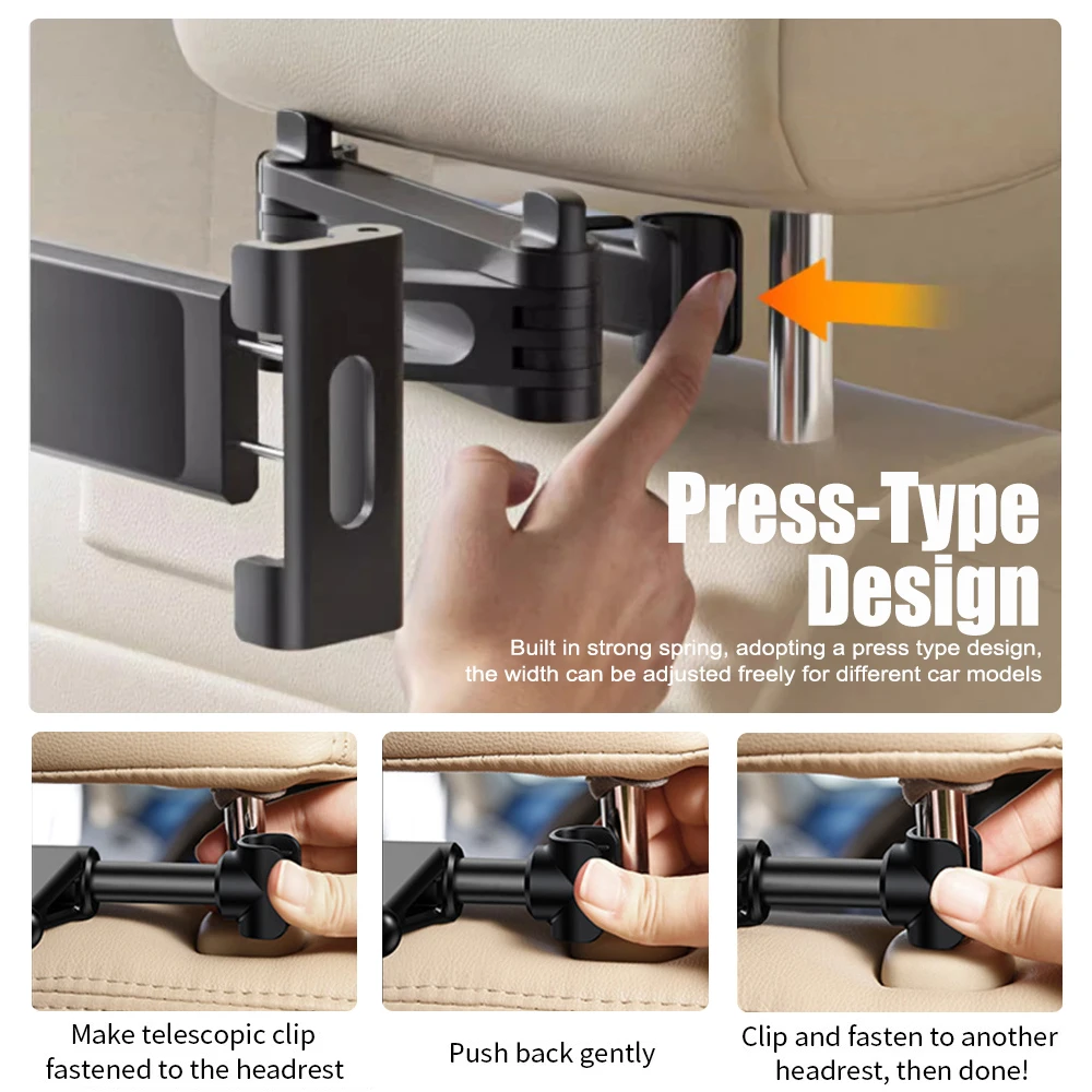 Phone Accessories Baby - 접이식 자동차 휴대폰 홀더 어린이용 뒷좌석