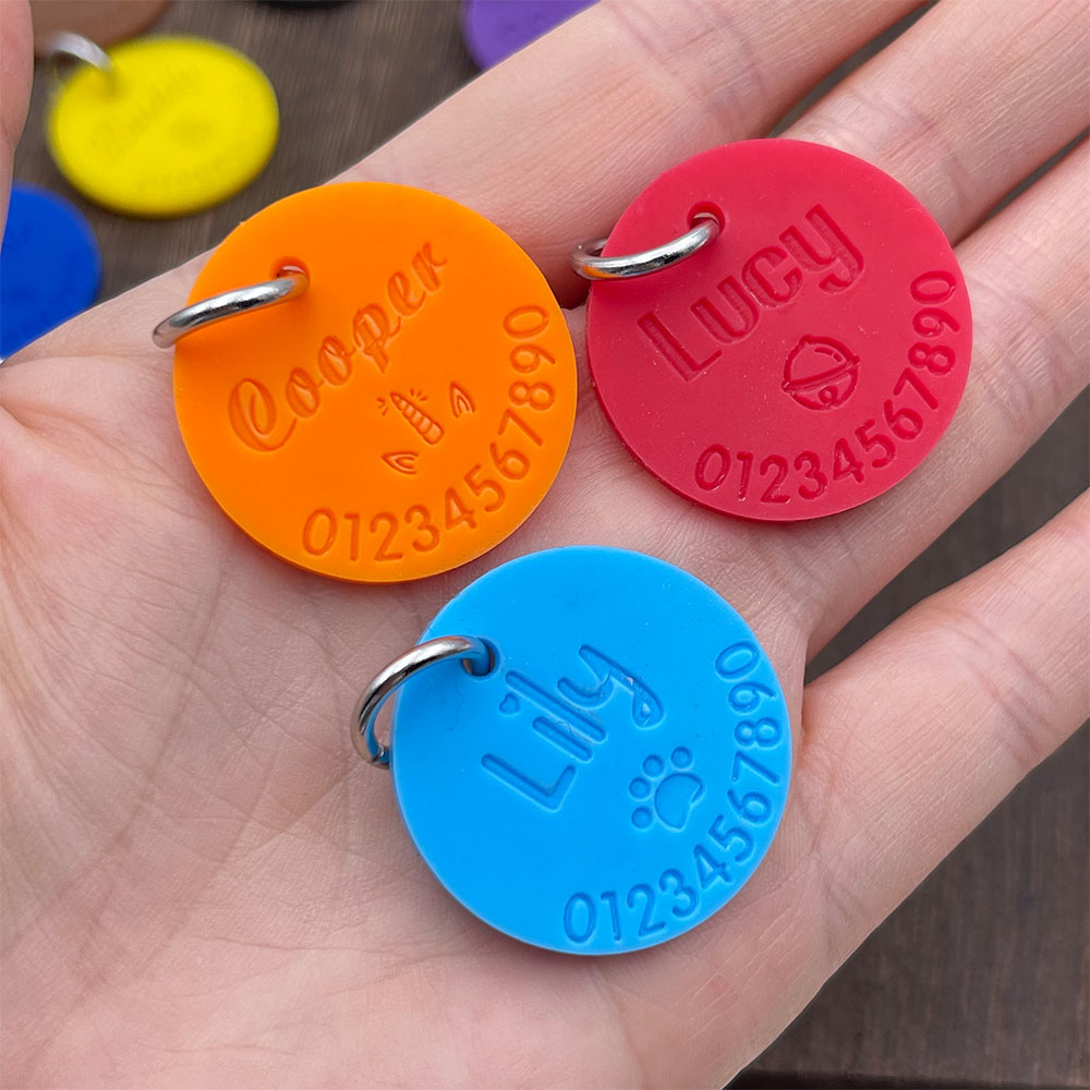 Phone Accessories And Names - 실리콘 애완 동물 분실 방지 ID
