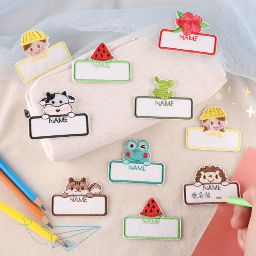 Phone Accessories And Names - 10개 이름 배지 자수 패치 의류