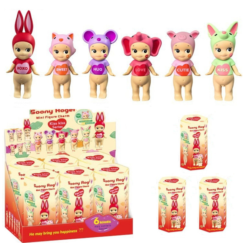 Phone Accessories Sonny Angel - 귀여운 엔젤 키스 시리즈 블라인드 박스: