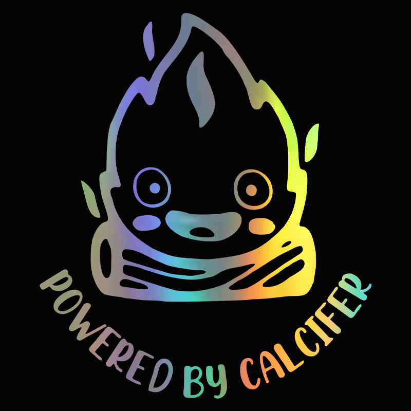 Phone Accessories For Your Car - Calcifer 연료 탱크 캡 자동차 스티커