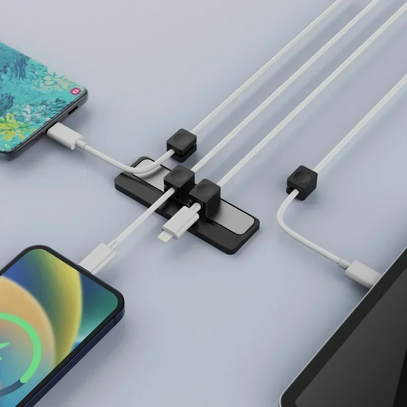 Cable Organizer Magnetic - 케이블 정리기 자석 케이블 클립 케이블