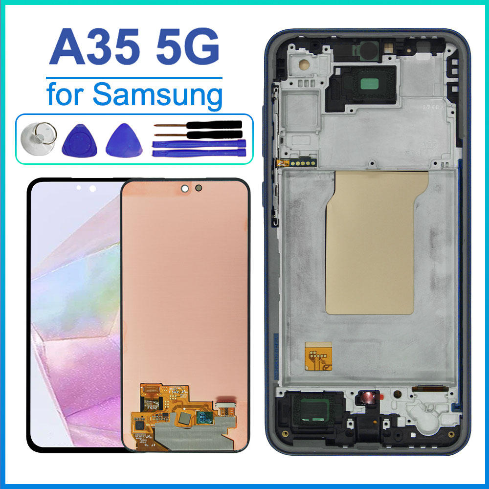 Phone Accessories Display Board - 삼성 갤럭시 A35 5G용 고품질 LCD