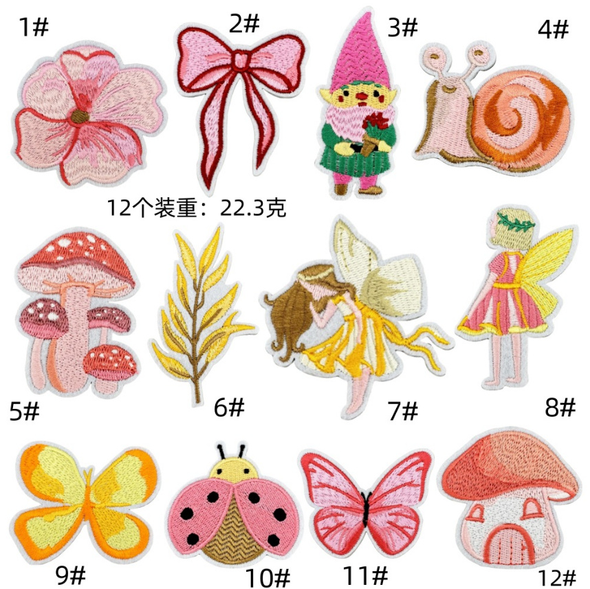 식물 달팽이 버섯 자수 패치 다리미, 의류 모자 가방  - Phone Accessories Pictures 리뷰 및 가격
