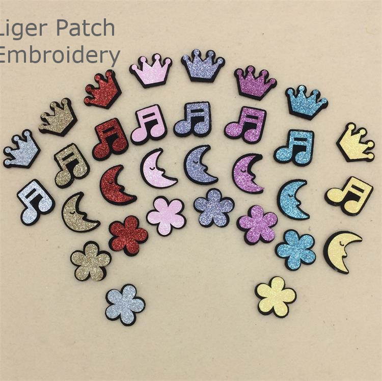 10 Pcs 스파클 패치 크라운 문 플라워 음표 모양  - Phone Accessories Pictures 리뷰 및 가격