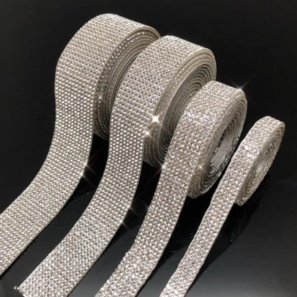 자기 접착제 크리스탈 라인 석 스티커 다이아몬드 리본  - Phone Accessories For Your Car 리뷰 및 가격