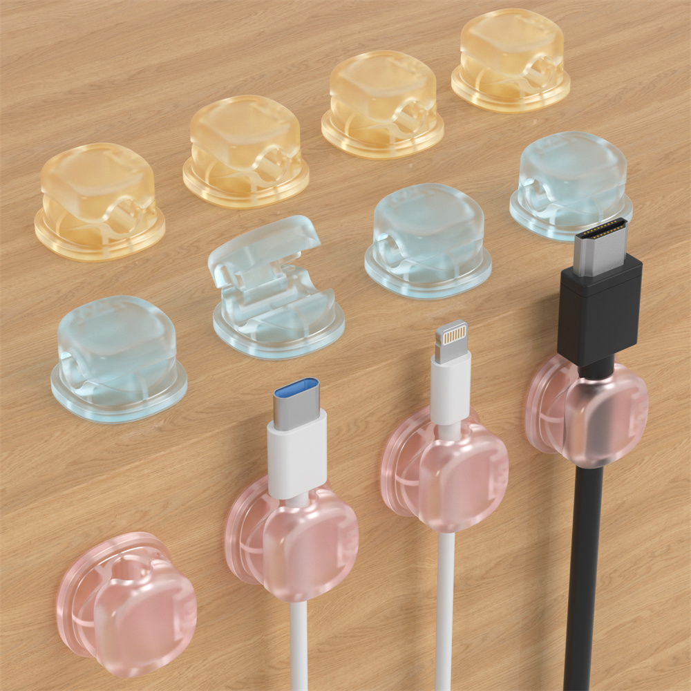 3개의 투명 컬러 자석 케이블 정리함, 데이터 케이블  - Cable Organizer Magnetic 리뷰 및 가격