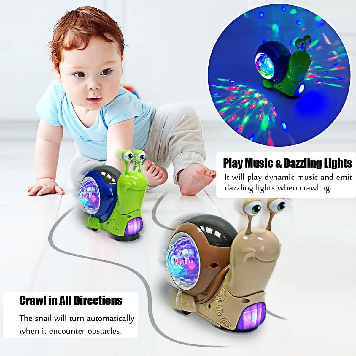다니는 달팽이 아기 장난감, 엎드려 놀기 위한 걷는 장 - Phone Accessories Baby 리뷰 및 가격