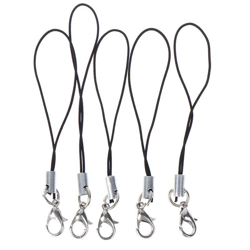 5/10개 랜야드 라리어트 코드 로브스터 헤어끈 키체인 - Phone Accessories Hanger 리뷰 및 가격