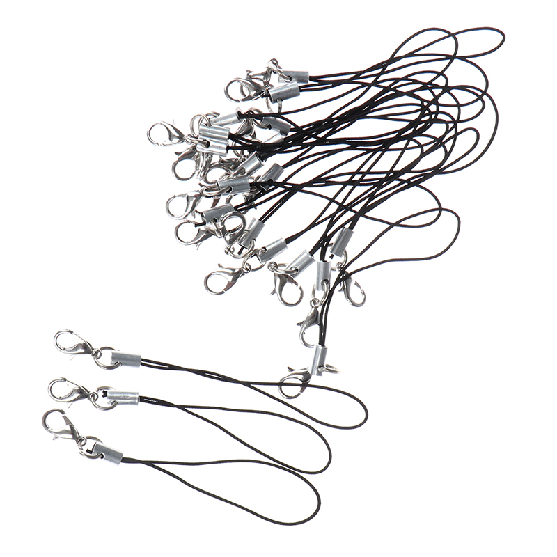 5/10개 랜야드 라리어트 코드 로브스터 헤어끈 키체인 - Phone Accessories Hanger 리뷰 및 가격