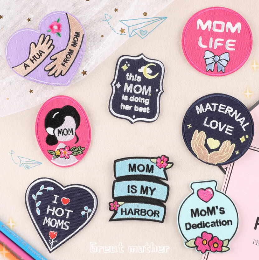 10개입 어머니의 날 자수 패치 자수 의류 모자 가방  - Phone Accessories Pictures 리뷰 및 가격