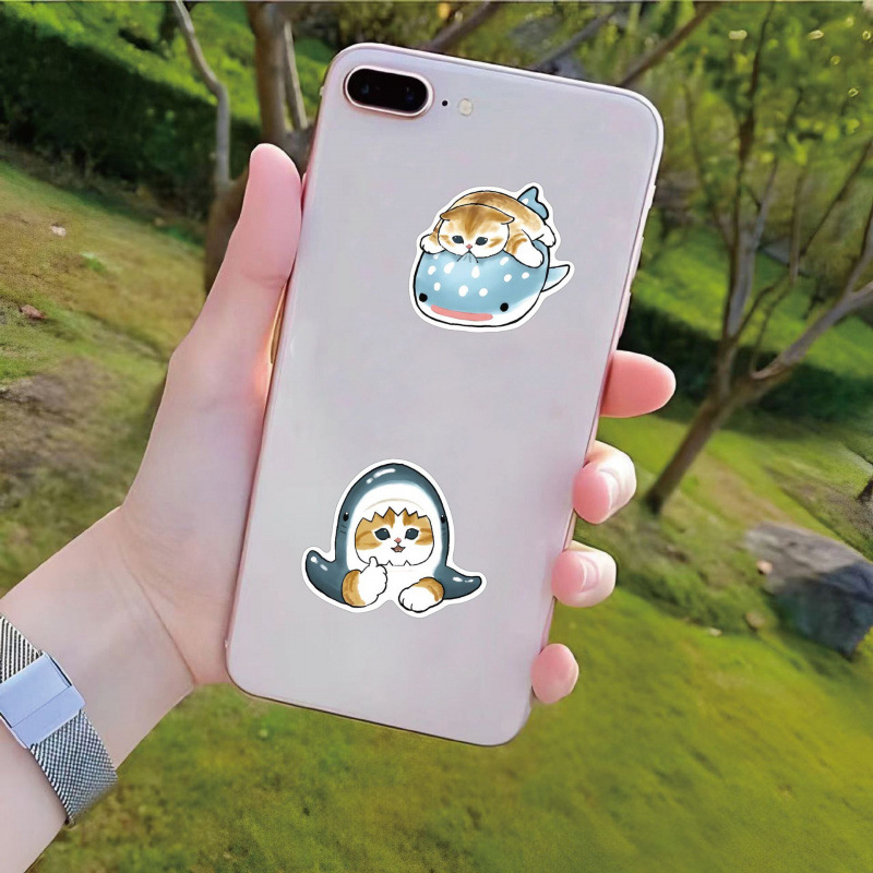 모후산드 귀여운 스티커, 재미있는 방수 비닐 데칼, 휴 - Phone Accessories For Your Car 리뷰 및 가격