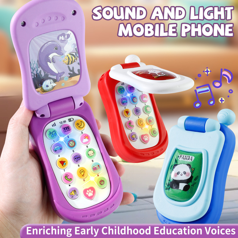 퍼즐 조기 교육 음악 휴대폰 만화 시뮬레이션 플립폰 아 - Phone Accessories Baby 리뷰 및 가격