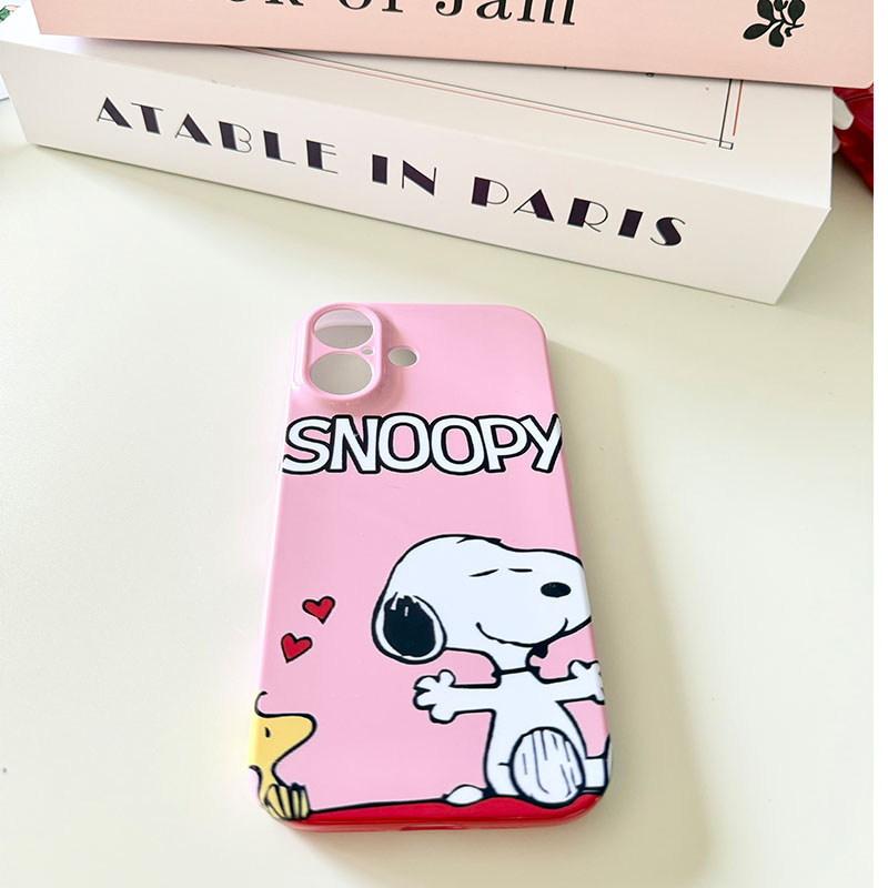스누피 전화 케이스 카와이 핑크 러브 테마 시리즈 전화 - Phone Accessories From China 리뷰 및 가격