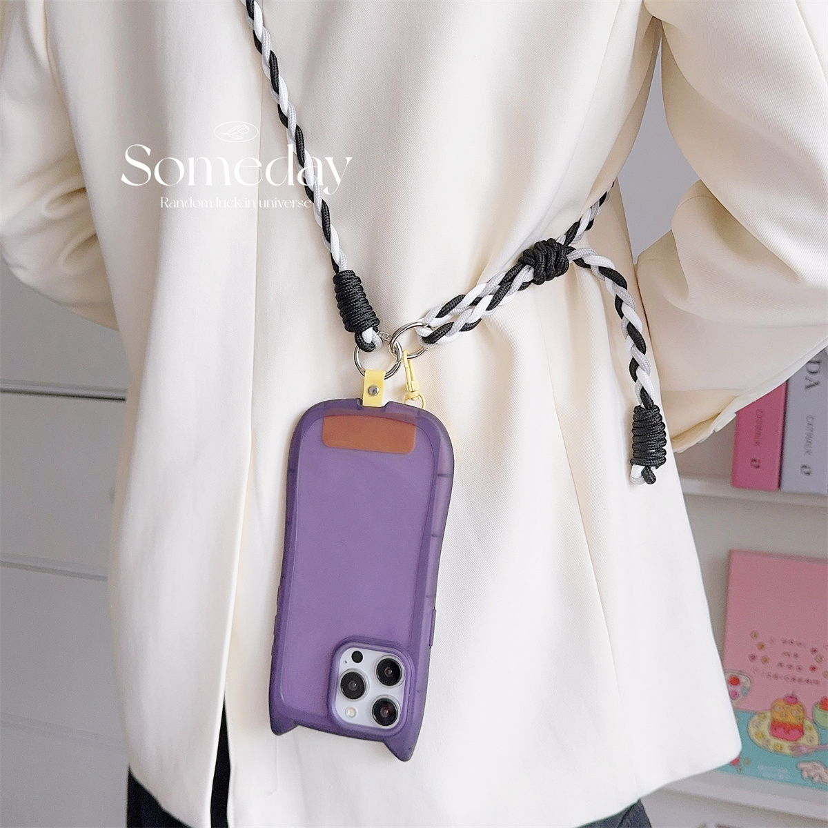 1Pc 유행 조절 길이 전화 교수형 로프 크로스 오버  - Phone Accessories Hanger 리뷰 및 가격
