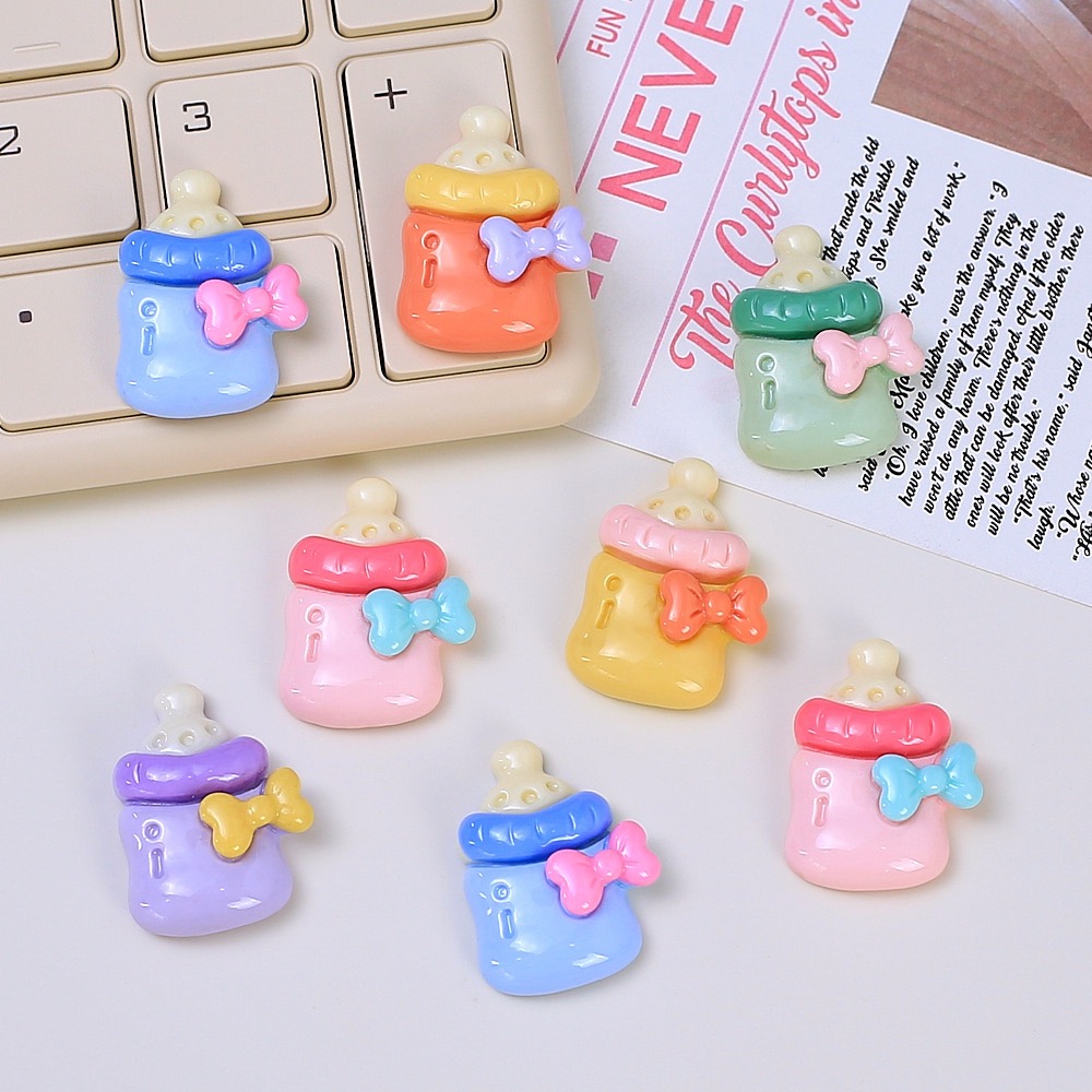 10개 귀여운 아기 젖병 레진 플랫백 카보숑 피규어 스 - Phone Accessories Baby 리뷰 및 가격