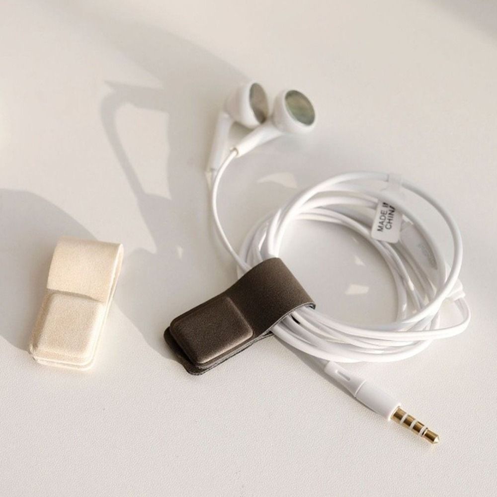 새로운 가죽 이어폰 케이블 클립, 유연하고 휴대하기 편 - Cable Organizer Magnetic 리뷰 및 가격