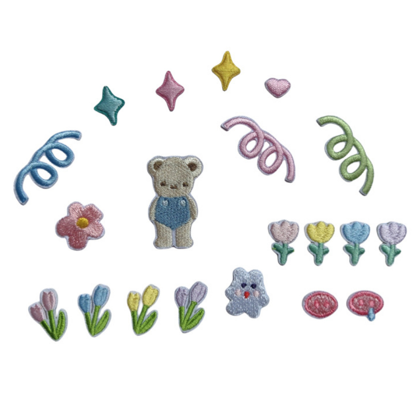 10개 꽃 별 봄 자수 패치 의류, 모자, 가방, 신발 - Phone Accessories Pictures 리뷰 및 가격