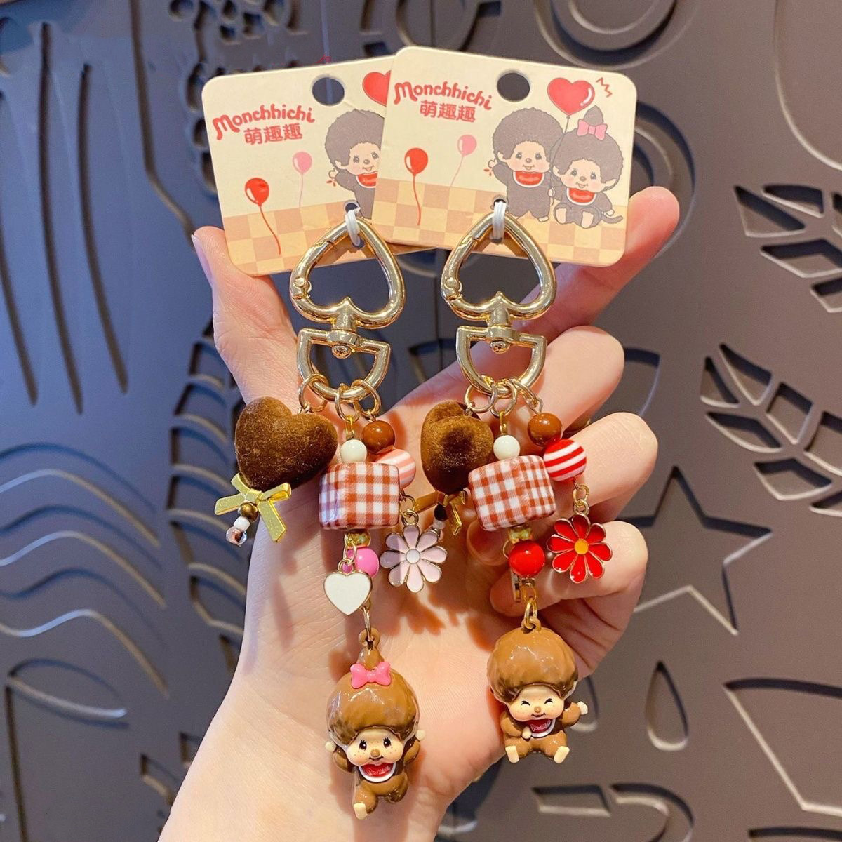 귀여운 몬치치 미니 그레인 비즈 DIY 폰줄 사랑스러운 - Phone Accessories For Your Car 리뷰 및 가격