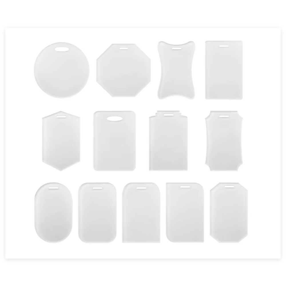 30개 아크릴 양면 수하물 태그 승화 인쇄용 빈 ID  - Phone Accessories And Names 리뷰 및 가격