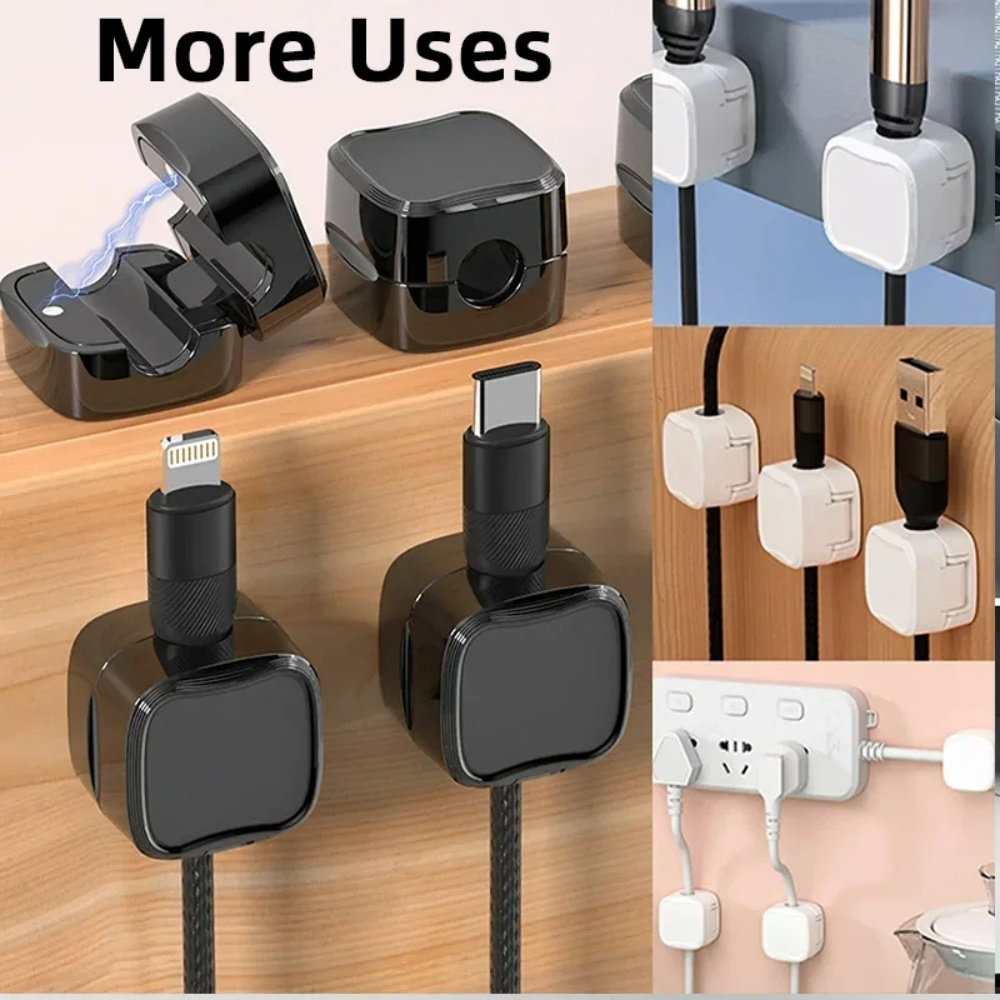 자석 케이블 클립 정리기 조절 가능한 접착식 케이블 정 - Cable Organizer Magnetic 리뷰 및 가격