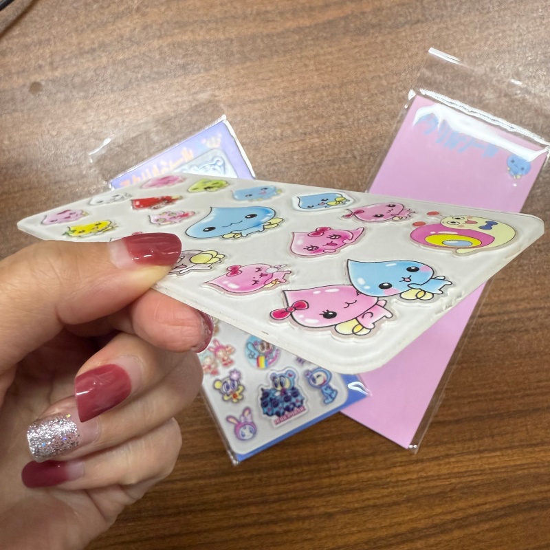 재고 있음 레트로 물방울 아크릴 하드 스티커 엔젤 블루 - Phone Accessories From China 리뷰 및 가격