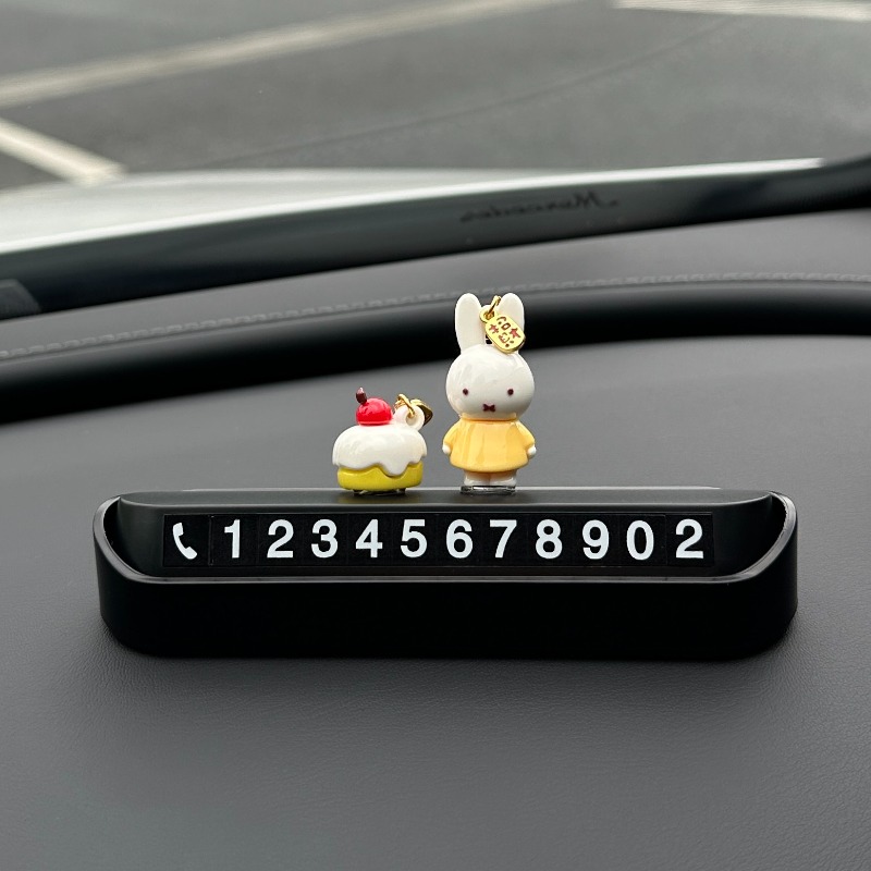 애니메이션 미피 보리스 자동차 임시 주차 표지판 전화번 - Phone Accessories For Your Car 리뷰 및 가격