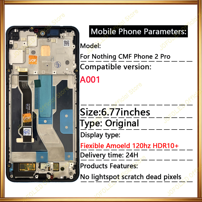 6.77인치 정품 FHD+120HZ 노씽 CMF 폰 2 - Phone Accessories Display Board 리뷰 및 가격