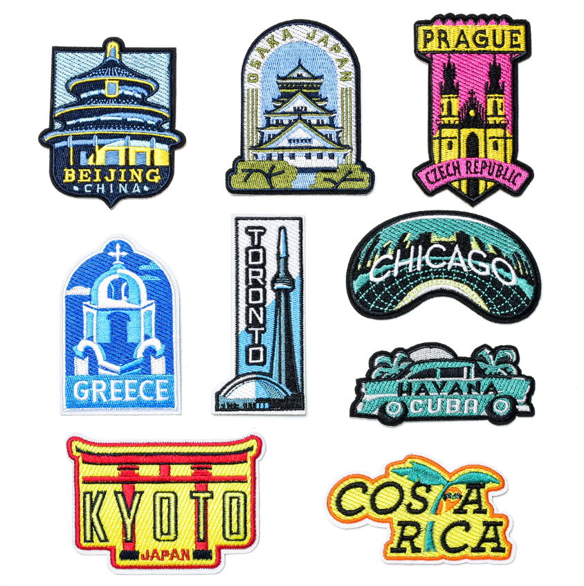 11 Skus 10 Pcs 랜드마크 장소 자리 수 놓은 - Phone Accessories Pictures 리뷰 및 가격