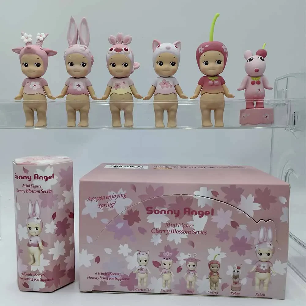 미니 소니 핑크 체리블라썸 시리즈 블라인드 박스 토이즈 - Phone Accessories Sonny Angel 리뷰 및 가격