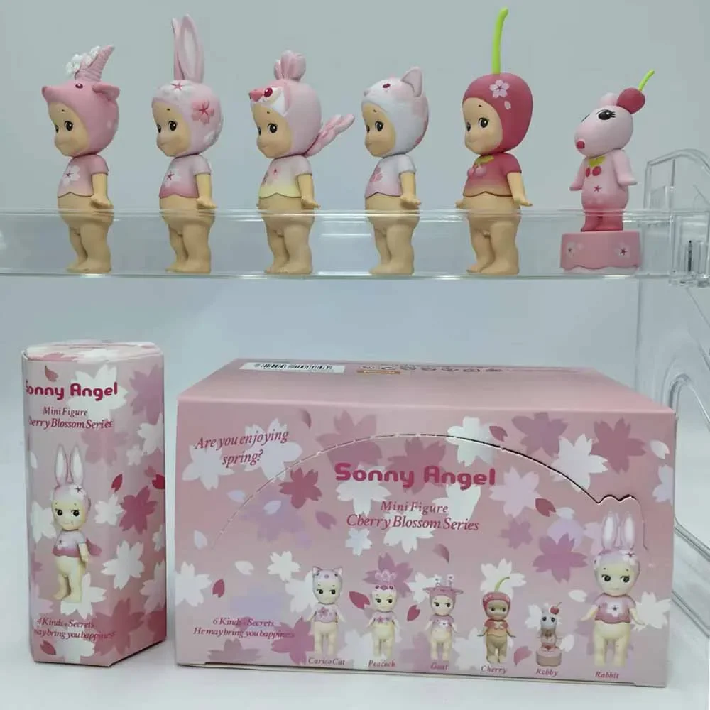 미니 소니 핑크 체리블라썸 시리즈 블라인드 박스 토이즈 - Phone Accessories Sonny Angel 리뷰 및 가격