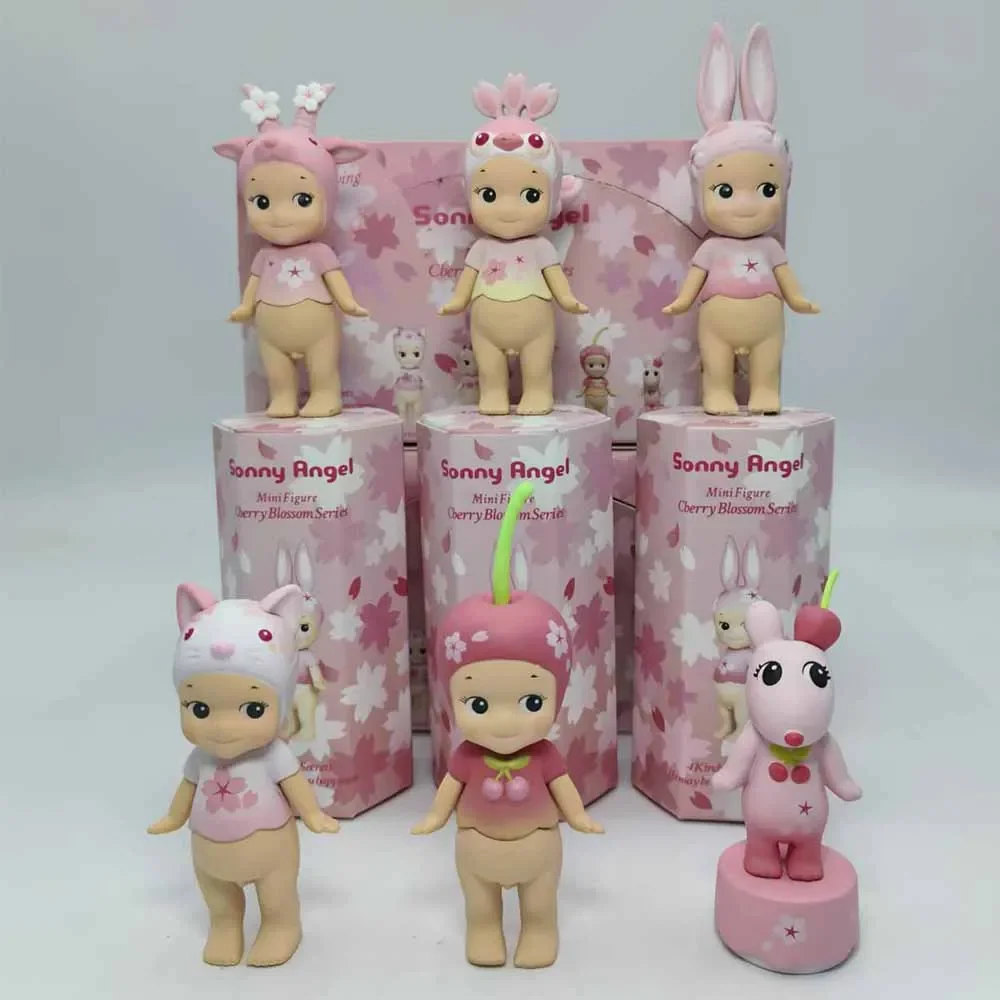 미니 소니 핑크 체리블라썸 시리즈 블라인드 박스 토이즈 - Phone Accessories Sonny Angel 리뷰 및 가격