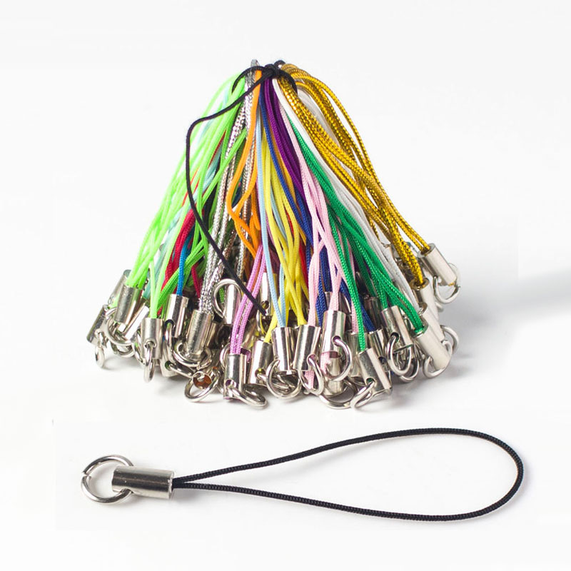 혼합 100 개/몫 스레드 코드 키 홀더 랍스터 열쇠  - Phone Accessories Hanger 리뷰 및 가격