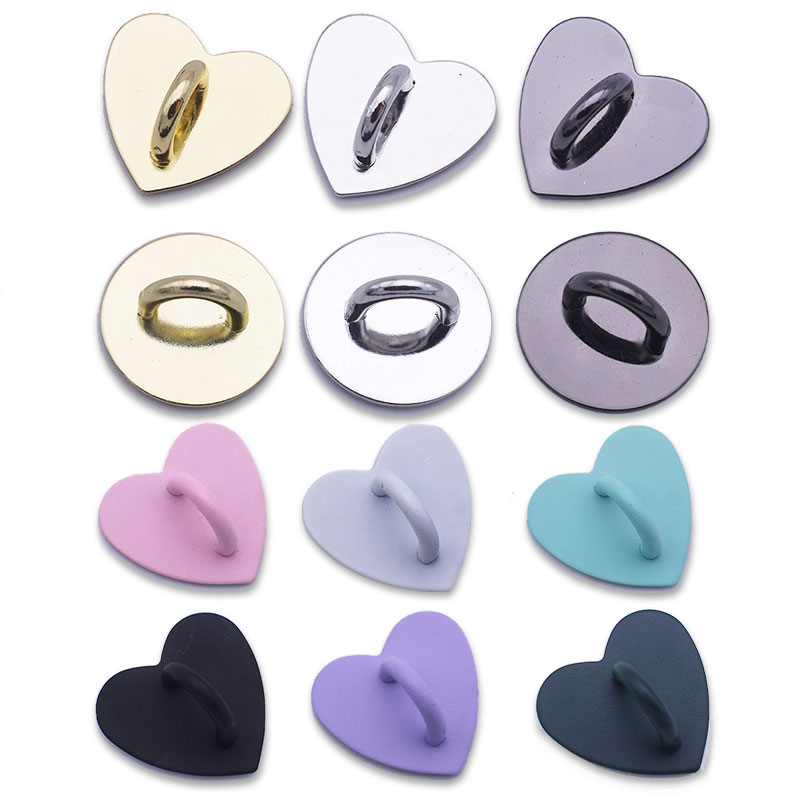5PCS Kawaii 접착제 금속 심장 전화 매력 홀더 - Phone Accessories Hanger 리뷰 및 가격
